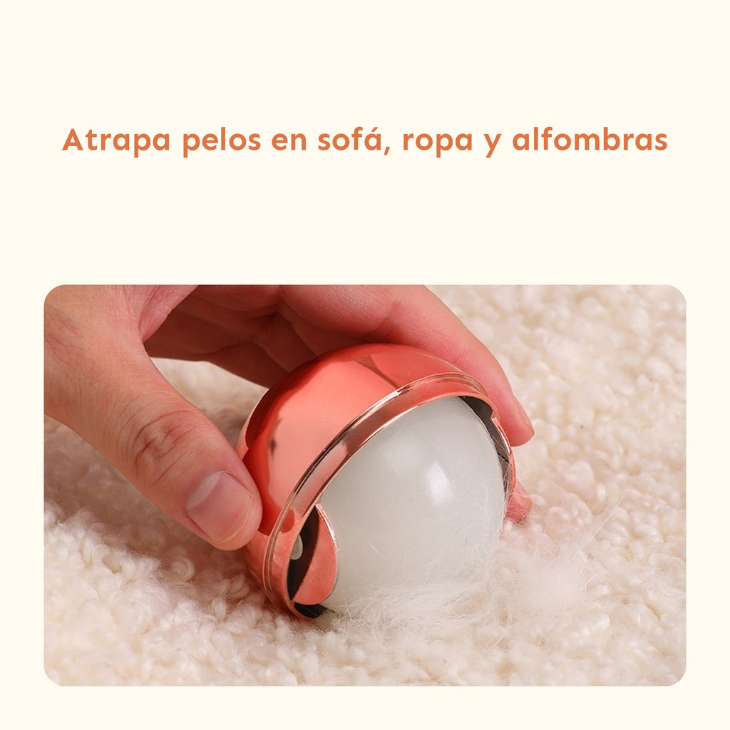 Bola quitapelos lavable para mascotas